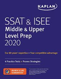Ssat Isee Middle Upper Level Prep 2020 Book By Kaplan