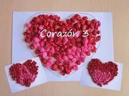 Corazon 3 Arte Con Clase Manualidades Ninos 3 Anos Manualidades Artesania De San Valentin