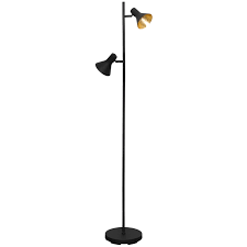 Schramm® 2 stück retro hängeleuchte hängelampe schwarz innen gold deckenleuchte lampe vintage lampen für wohnzimmer esszimmer restaurant 2er pack. Standleuchte Schwarz Innen Gold 2xe14