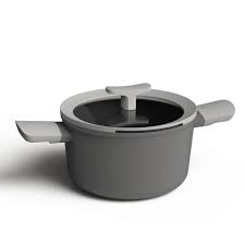 Berghoff Leo 8 In 3 3 Qt Grey Non Stick Covered Casserole Gray In 2020 Berghoff Cookware Set Casserole Dishes