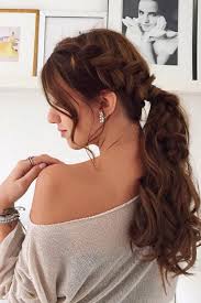 20 Classic Chocolate Brown Balayage Clip Ins 20 160g Dutch Braid Ponytail Braided Ponytail Luxy Hair