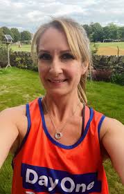 The orange running vest is back on!