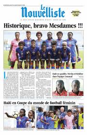 Fondé en 1898 par guillaume chéraquit, le nouvelliste est le plus ancien quotidien d'haïti. Le Nouvelliste On Twitter La Une Du Journal Le Nouvelliste De Ce Mardi