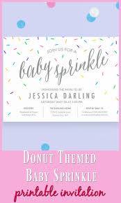 Adorable Idea For A Second Baby Shower Baby Sprinkle With Doughnut Or Cookie Theme Baby Second Baby Showers Baby Shower Party Supplies Baby Shower Pictures