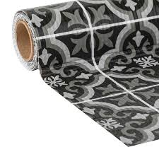 Duck Smooth Top Easy Liner 20 In X 6 Ft Shelf Liner Black Tile Black Tiles Shelf Liner Shelves In Bedroom