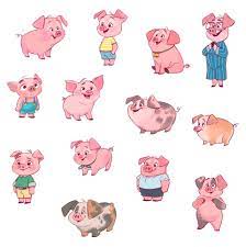 Artstation Oink Oink Martina Petrova Cartoon Character Design Character Design Fantasy Character Design