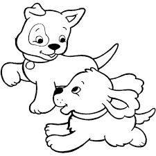 Disegno Di Cuccioli Di Cane Da Colorare Disegno Del Cane Disegni Da Colorare Disegnare Animali