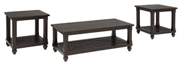 Signature Design By Ashley Mallacar Contemporary 3 Piece Table Set Includes Coffee Table 2 End Tables Dark Wood Find a wide selection of furniture and home decor 22diam. signature design by ashley mallacar contemporary 3 piece table set includes coffee table 2 end tables dark wood