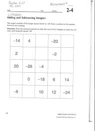 Worksheets for the four basic operations. All Operation Integer Worksheets Printable Worksheets And Activities For Teachers Parents Tutors And Homeschool Families