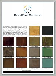 Brandbold Brilliance Concrete Acid Stain 14 Colors 1 Gallon Step 2