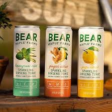 Amazon.com: Bear Maple Farms Sparkling Ginseng Tonic, Natural Focus &  Clarity from Ginseng, No Caffeine, 5-10 calories per serving, Naturally ...