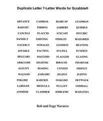 The word letter, borrowed from old french letre, entered middle english around 1200 ad, eventually … Duplicate Letter 7 Letter Words For Scrabble Buy Duplicate Letter 7 Letter Words For Scrabble Online At Low Price In India On Snapdeal