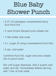 17 Best Baby Shower Punch Recipes Blue Pink Punch Ideas Baby Shower Punch Blue Baby Shower Baby Shower Blue Punch