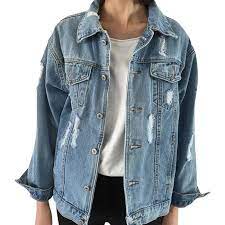 La veste en jean homme est le vêtement incontournable à tous les dressings masculins. Veste En Jean A Trou Femme Cdiscount