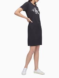 Relevance lowest price highest price most popular most favorites newest. Monogram Logo Short Sleeve T Shirt Dress Calvin Klein
