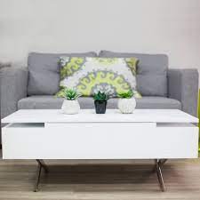 Our top picks deliver quality construction. Stelar White Lacquer High Gloss Lift Top Rectangular Coffee Table Mix