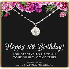 Here are the best gifts for 18 year old girls. Amazon Com 18th Birthday Gifts For Girls 18 Year Old Girl Gifts 18th Birthday Gifts For Daughter Sister Birthday Gift Sterling Silver Necklace Diamond Starburst Charm Daughter Gifts From Mom Dad Handmade