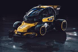 Artstation Renault Twizy R S 2019 Edoardo Curioni Renault Mini Cars Super Cars