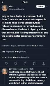 all] Bigotry in PJO… : rcamphalfblood
