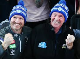 The crew at @foxfooty on the #couch in their beanies last night some iconic past sliders in there, thank you for the support. Neale Daniher S Big Freeze 4 Fundraiser To Be Held At The Mcg On June 11