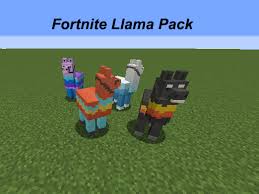 This addon includes weapons, items and new entities from the game fortnite. Fortnite Llama Pack Minecraft Texture Pack