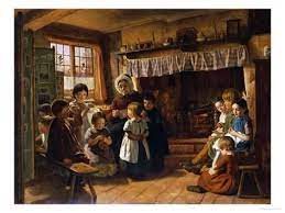 the school room 1853 giclee print alfred rankley art com painting painting reproductions childrens portrait