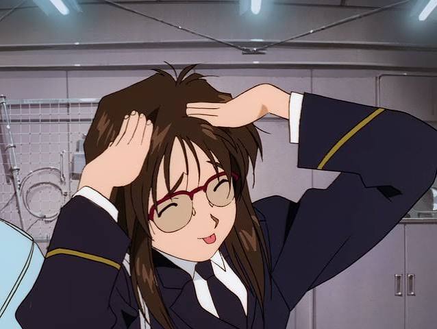 "Ah, Eto... Bleh" from the 1080p Blu-ray release (Subbed and Dubbed) [You're Under Arrest]