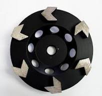 5” Arrow Segment Cup Wheel 30/40 Grit Diamond For Concrete Epoxy Grinding  5/8-11 | eBay