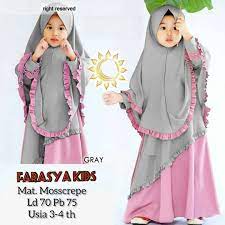 .kaos muslim, kaos muslim anak, produsen baju muslim, model baju kaos, muslim fashion, grosir kaos anak, toko busana muslim online, kaos islami, distro muslim, kaos muslim keluarga. Farasya Gamis Syari Anak Free Khimar Bahan Mosscrepe Baju Anak Gamis Anak Baju Muslim Anak Gamis Anak Pakaian Anak Perempuan Busana Muslim Anak Dress Anak Lazada Indonesia