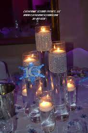 Winter Wonderland Sweet 16 Centerpiece Design By Cs Events Sweet 16 Centerpieces Wonderland Sweet 16 Centerpieces