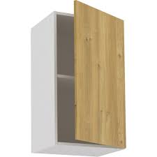 meuble haut de cuisine lugano effet chene boreal 1 porte h77xl45 meuble haut meuble haut cuisine lugano