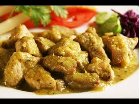 Udder in Green Sauce