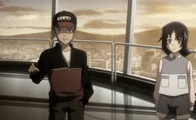 E17 In A Flashback Marco And Ai Are Abandoned Children Who Meet In The Commercial Tower Grow Up In Kamado S Orphanage And Eventually Fall In Diario Do Futuro
