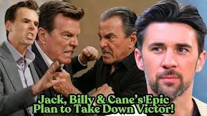 Shocking Alliance! Jack, Billy & Cane's Epic Plan to Take Down Victor!  Young and Restless Spoilers