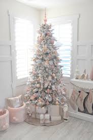 Bring a cozy cabin vibe to your home by decking out your tree in traditional favourites. Blush Pink Vintage Inspired Tree Michaels Dream Tree Challenge 2016 Kara S Party Ideas Rose Gold Christmas Pink Christmas Christmas Home