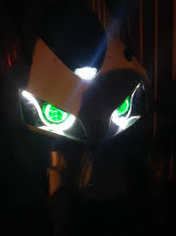 03 06 Honda Cbr600rr Projector Headlight With Led Green Demon Eyes Www Xdcycle Com Projector Headlights Sport Bikes Yamaha Sport