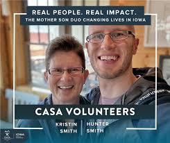 When Hunter Smith first read about the CASA (Court Appointed Special  Advocate) program, he just couldn't shake the idea of jumping in and  getting involved. “What really made the decision for me