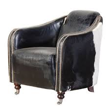 The Bristol Cowhide And Leather Armchair Leather Club Chairs Black Leather Armchair Cowhide Chair
