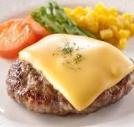 チーズのせハンバーグ