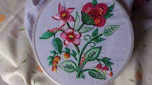 In contrast to the painstaking manual labor, it takes much less time, and. Hand Embroidery Designs Embroidery For Sarees And Dresses Youtube