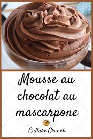 Mousse Au Chocolat Au Mascarpone La Recette Facile Recette Gateaux Et Desserts Creme Pour Gateau