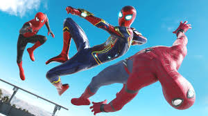 It also sports some fingerless gloves, leaving parker's delicate lil' fingertips the only bits of exposed skin on his body. Spider Man Homecoming Vs Iron Spider Vs Spider Man Far From Home Epic Battle Youtube