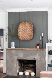 Modern Rustic Minimalist Fall Mantel Styling