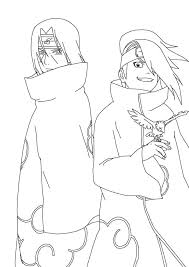 All akatsuki members coloring pages are a fun way for kids of all ages to develop creativity, focus, motor skills and color recognition. Deidara Coloring Pages Printable Coloring Pages Wonder Day Coloring Pages For Children And Adults