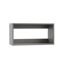 open back outdoor kitchen wall