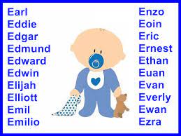 Boys Names Starting With E Where They Come From And What They Mean Boy Names Start With E Boy Names Baby 4