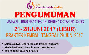 Sekali lagi kami ucapkan terima kasih, kami berdoa untuk kesehatan anda dan masyarakat. Pengumuman Libur Praktek Rsia Karunia Indah Medika Facebook