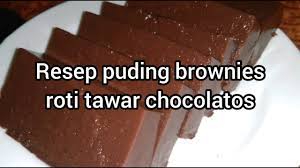 Dan untuk menambah inovasi rasa disetiap potongan kue brownies, kini. Resep Puding Brownies Roti Tawar Chocolatos Youtube