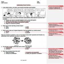 Worksheet Sedimentary Rocks 2 Editable With Answers Explained Earth Science Lessons School Science Experiments Middle School Science Experiments