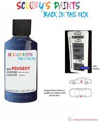 Paint For Peugeot 208 Virtual Blue